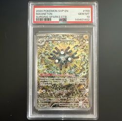 PSA 10 MAGNETON SURGING SPARKS ETB #159