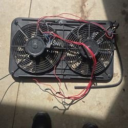 Electric fans for radiator