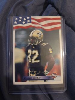 Mint  1992 all world vaughn dumbar rookie card