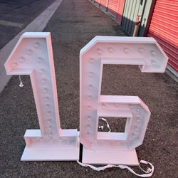 3D light Fixture Numbers