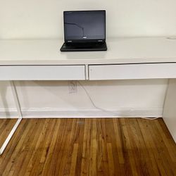 Computer Desk- Ikea MICKE Series, White 