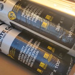 Heavy Duty White Cap Construction  Protection 3 New 1 Nearly Full