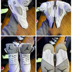 Jordan 5 Retro White Metallic 