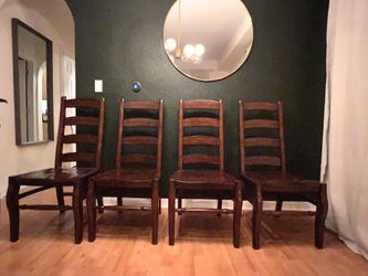 Solid Wood Dining Chairs Mid Century Modern
