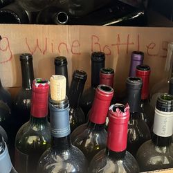 Empty Wine Bottles