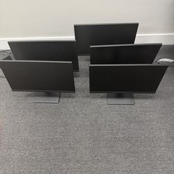 5x 24 inch computer monitors