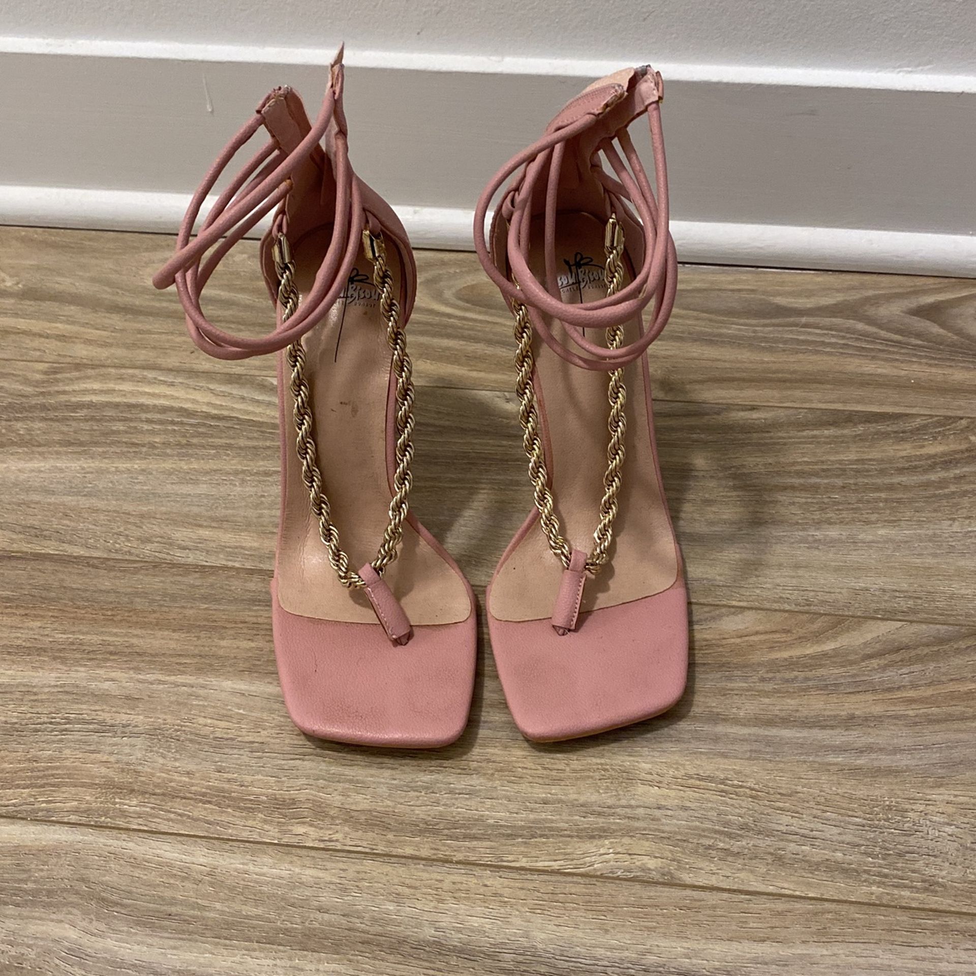 Pink Stiletto Heels 7.5w