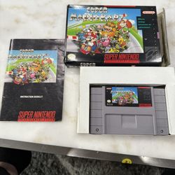 Mario Kart Snes CIB