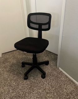 Small Kids Jrs Teen Black Mesh Office Rolling Chair