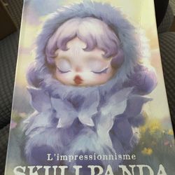 POP MART SKULLPANDA L’impressionnisme Series Plush Doll (Single Blind Box) One Size Damaged Box