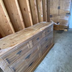 Dresser And Armoire 