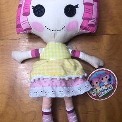 Lalaloopsy Plush Doll Pillow Feather Bed 13”