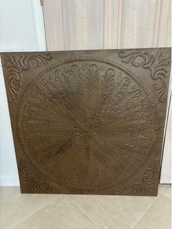 Large Metal Wall Medallion