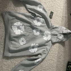 Grey Denim Tears Hoodie