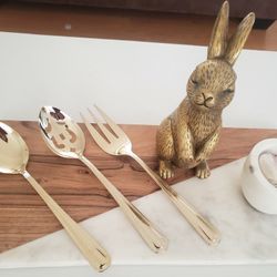 3 Pcs. Serving Spoons. New