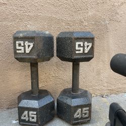 Cast Iron Dumbbells 