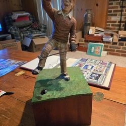Celebrating Golfer Statue 