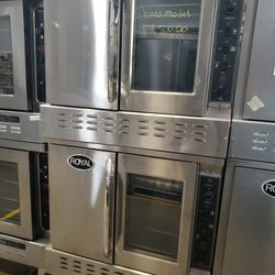 Used DEMO Royal Double Convection Oven, Bakery Depth, Propane Gas