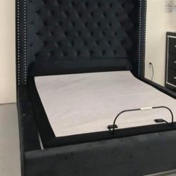 Charcoal Mirabelle Queen Bed🤩 Brand New💥 Fastest Delivery 🚚 
