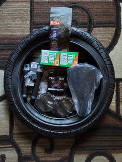NEW Bicycle Bmx Parts Bundle 20" Black