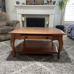 Solid Wood Coffee Table 