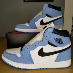 Nike Air Jordan 1 Retro University Blue UNC Mens Size 12 555088-134 DS