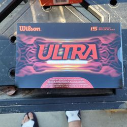 *** back in stock*** wilson ultra golf balls set of 15