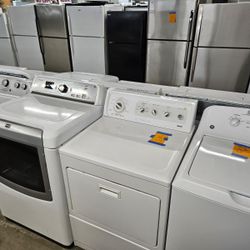 Blow Out Sale Warehouse Full Of Nice Like Brand New Washer Dryer Fridge Stove Oven Stove Stackable Free Warranty Only 65for Financing 90day TO Pay 