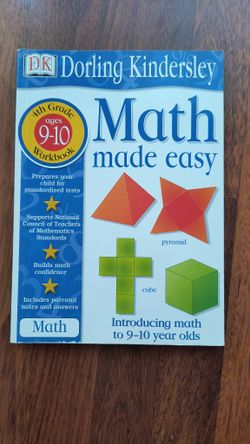 Dorling Kindersley Math Mad Easy 4th Grade Workbook