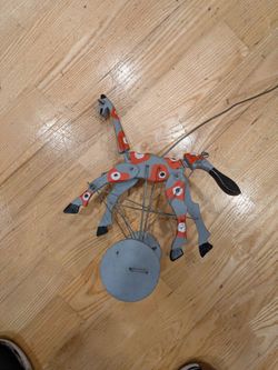 Giraffe Wooden Push Toy