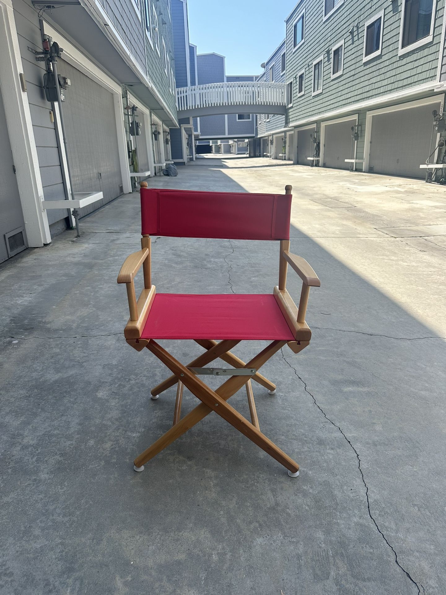 5 - 18” (Table Height) Red Director Chairs