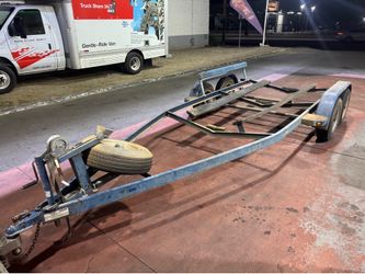 Double axle boat trailer