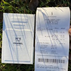 Chanel No. 5 L'Eau Perfume (THE RECIPT IS PROVIEDED)
