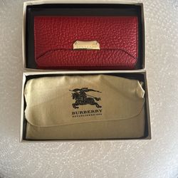 BURBERRY WALLET MILITARY RED RETAIL 495$