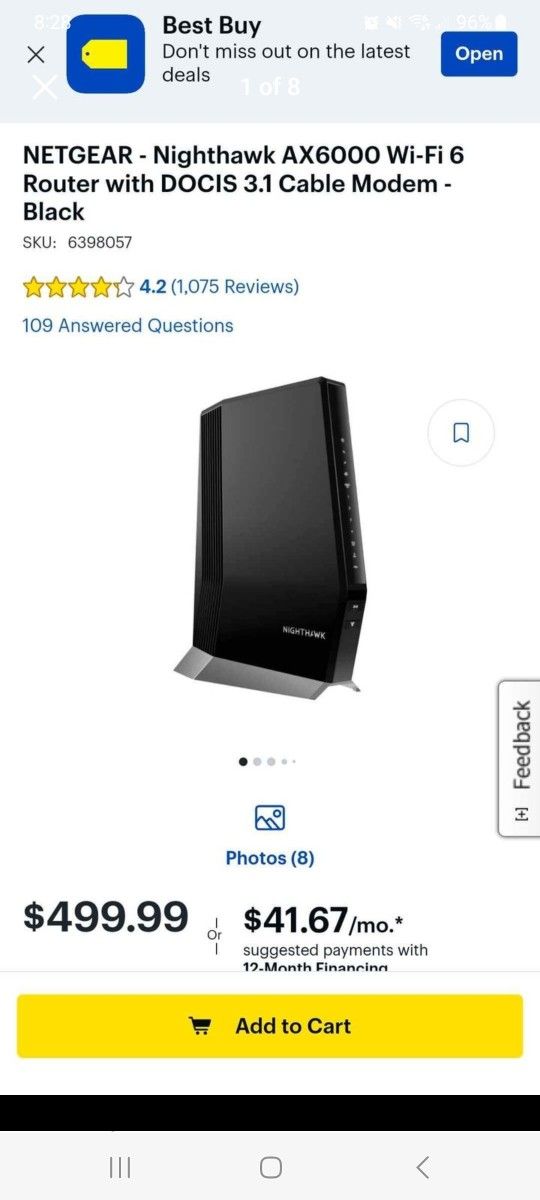 Nighthawk Modem Router Tower