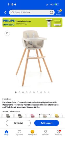 High chair for baby