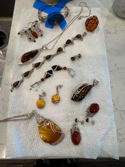 Polish Amber Jewelry Collection – $100–$400