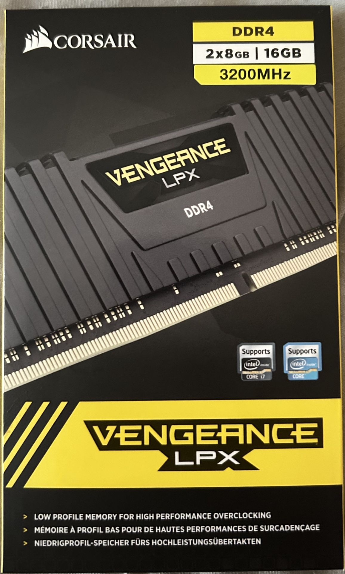 DDR4 Vengeance LPX 3200MHz 2x 8GB Ram