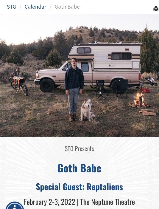 2 Goth Babe Neptune Tickets Wed Feb 2