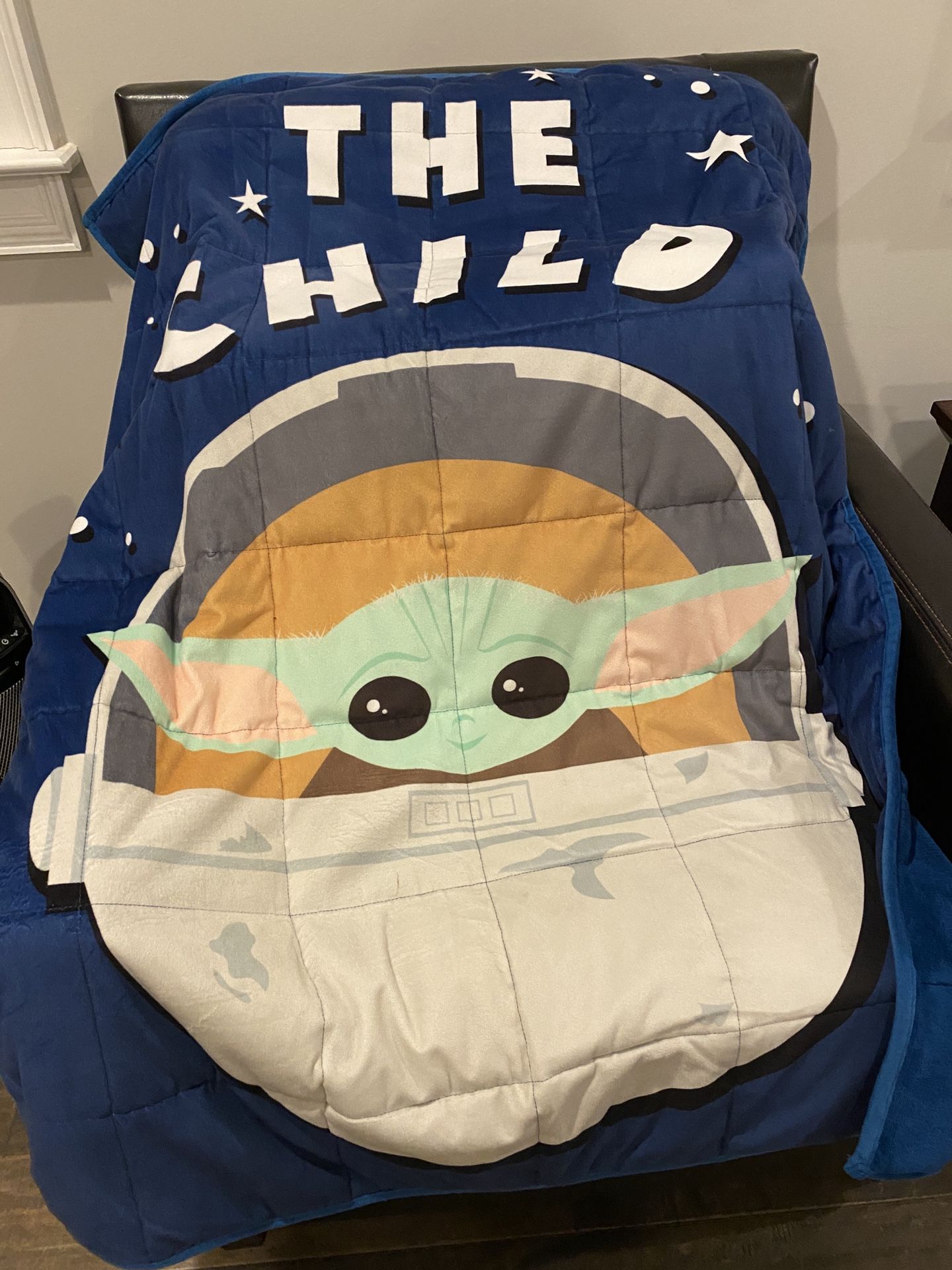 Baby yoda weighted blanket sale