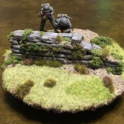 Diorama - German Machine Gun Team