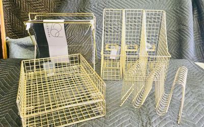 5 PIECE DESK ORGANIZER SET