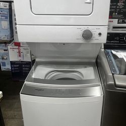 Whirlpool 120V-20A Electric Stacked Laundry Center -white