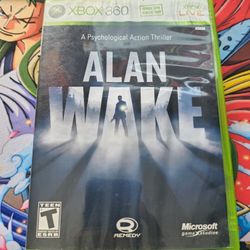 Alan Wake Xbox 360 (Read Description)