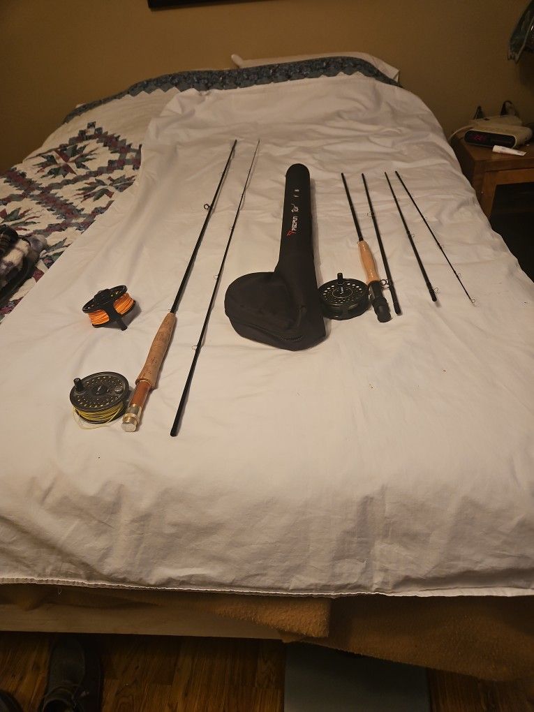 Fishing Fly Rod Combos And Extra Reel