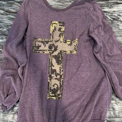 Chaser Purple Sweatshirt  Size M By chaser 