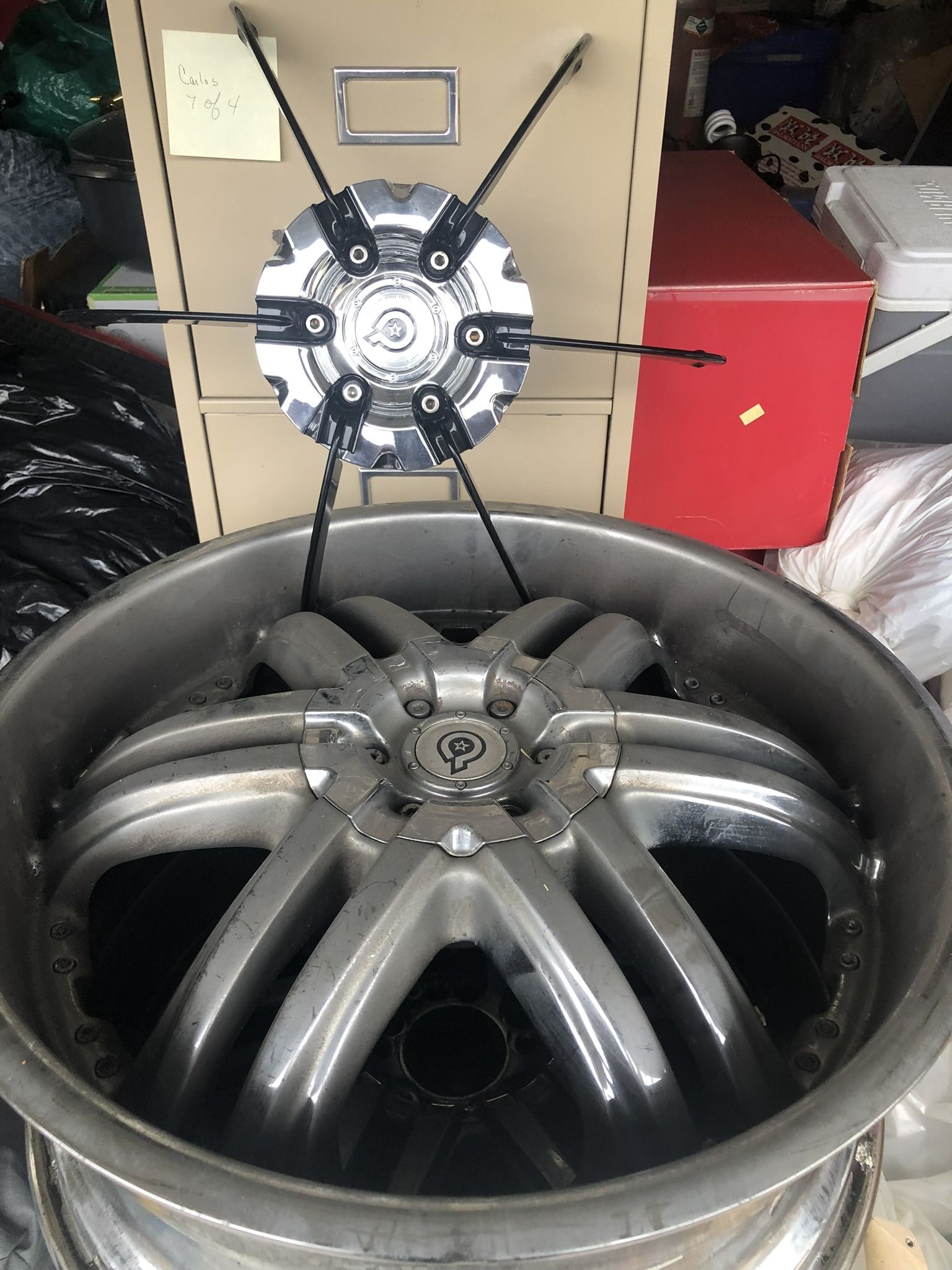 5 Rims With 4 Extra Changeable Cabs $600