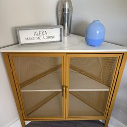 Corner Liquor Cabinet 