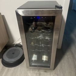 Kalamera Single Zone 18 Bottle Wine Fridge Cooler + Bottles
