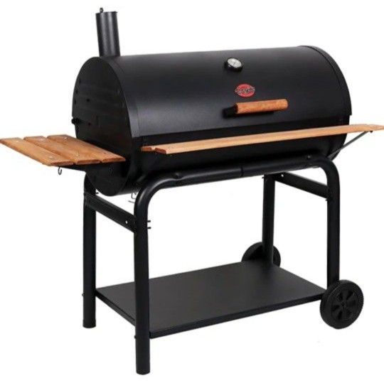 Char-Griller 2137 Outlaw Charcoal Grill, 950 Square Inch, Black.